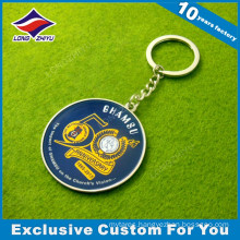 Custom High Quality Souvenir Metal Keychain with Ring